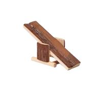 Mikikit Natural Wooden Seesaw for Hamsters and Small Pets Made from Sturdy Wood, Easy to Clean Playground Accessory Suitable for Pet's Home and Cage Decor