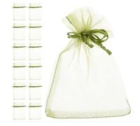 Mikikit Net with Drawstring Closure Organza Bags Bag 50pcs Fruit Protection Lightweight Garden for Outdoor Gardening and Fruit Trees for Peaches and Mangoes