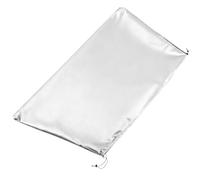 Mikikit Oxford Cloth Telescope Cover with Elastic Strap Dustproof Outdoor Rain Protector for Dobsonian Astronomy Telescopes Silver Secure Fit for Stable Weather Resistance