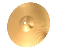 Mikikit Percussion Accessory Impact Resistance and Sturdy Design Alloy Brass Metal Drum Accessory for Drum Kit for Drummers and Music Studio Use