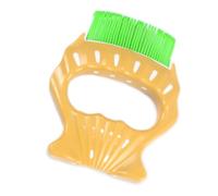 Mikikit Pet Grooming Brush Removes Extra Fur with Shell Design Rubber Comb Plastic and Rubber Material and Makes Hair Fluffy for Pets and Animals