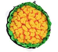 Mikikit Pet Slow Eat Mat Anti-skid Foraging Puzzle Lick Pad for Dogs Snuffle Training Mat to Stress and Promote Healthy Eating Habits Random Color