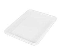 Mikikit Plastic Chemical Reagent Trays Small White Multi-Functional Tray for School Laboratories and Hands-On Chemistry Tasks