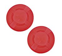 Mikikit Plastic Detector Cover 2Pcs Low-Profile Design for Commercial Fire Safety in Kitchens and Bathrooms