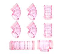 Mikikit Plastic Hamster Cage DIY Maze Connector Tubes Set for Rats and Small Pets, Easy to Install and Disassemble Playground Tube outside The Cage