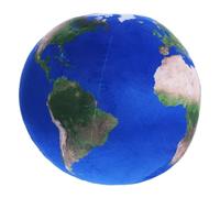 Mikikit Plush Earth Ball Throw Pillow 17cm Light Blue Soft Plush Planet Cushion Cozy round Sofa Pillow Decorative Stuffed for Home