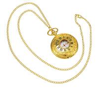 Mikikit Pocket Watch Personalized Pocket Digital Watches for Women Womens Digital ES for Men Womens Mens Pendant Delicate Vintage Miss Rome Mirror: Plastic