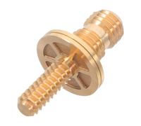 Mikikit Pool Cue Screw Inserts 3/4 Billiard Cue Joint Accessories Brass Material with Easy Installation and Stability Extended Handle Design