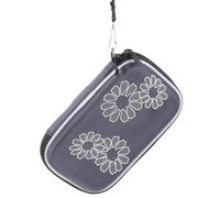 Mikikit Portable and 2.5 Inch Hdd Hard Drive Storage Case Protective Hard Carrying Case with Drop Resistant Design Built-in Mesh Pocket for Business Travel and Handbags