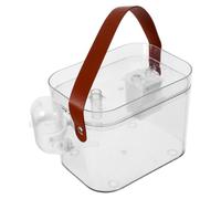 Mikikit Portable Easy Water Bottle Cage Travel Carrier with Hamster for Made of Sturdy Abs with Ventilation Holes to Clean Small Pets Sugar Gliders Visiting Friends