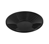 Mikikit Portable Gold Panning Pan Plastic Sorting Sifting Pan with Deep Riffles Black for Recreational Mining Outdoor Prospecting at Rivers and Streams