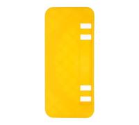 Mikikit Portable Honey Uncapping Tank Holder with Comfortable Grip Design Plastic Hive Scraper Tool for Beekeeping Work and Hive Management, Simple Design Style Yellow