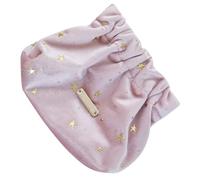 Mikikit Portable Lipstick Storage Bag Large Capacity Cosmetic Pouch for Women Travel, Simple Makeup Organizer Change Purse and Key Holder, Pink Rococo Design