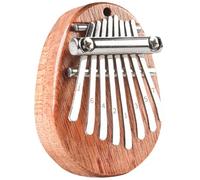 Mikikit Portable Musical Instrument and Easy to Use Design with Melodious Sound Mini Thumb Piano 8 Keys Wooden Kalimba for Beginners for Music Practice and Relaxation