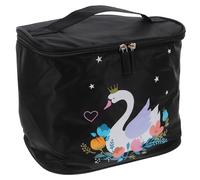 Mikikit Portable Waterproof Toiletry Organizing Bag with Large Storage Capacity and Foldable Design, Travel Makeup Bag for Cosmetics and Nail Art Products, for Travel Use
