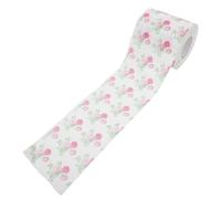 Mikikit Printed Toilet Napkin Roll with Flower Printing, Resistant to Tearing and Space Saving Wood Pulp Tissue, for Office and Travel Use with Unique Floral Design