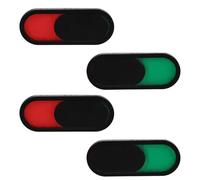 Mikikit Privacy Door Signs Organic Glass Material 4pcs Sliding Indicator with Strong Adhesive and Easy Installation for Office and Clinics Suitable for Meeting Rooms and Daily Life Use