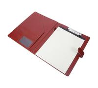 Mikikit Professional Padfolio with Clipboard in Brown Pu Leather and Metal, Universal Compatibility with Strong and Secure Grip, A4 Legal Pad Holder for Everyday Use and Travel