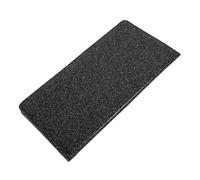 Mikikit Pu Leather Car Registration and Insurance Card Holder, Black Auto Document Wallet for Women and Men, Compact Car Essentials Organizer for Interior Use