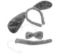 Mikikit Puppy Costume Puppy Headband Soft Cloth Material Cute Design Comfortable Touch Not Easy to Shed Creative Chic Hair Accessories for Stage Performances