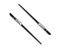 Mikikit PVC Car Side Skirt Stickers 2Pcs Decorative Decals for Vehicle Exterior Racing Stripe