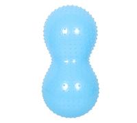 Mikikit Pvc Peanut Shaped Exercise Yoga Ball with Massage Roller Functionality and Supporting Leg Exercises, for Neck and Back Training Tool and Pregnancy Yoga