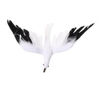 Mikikit Realistic Seagull Hanging Decoration Seagull Model Pendant for Wedding Scenes, Home Decor, Parties, Friendly Environmental Ornament 9.8 X 8.7 X 1.8 Inches