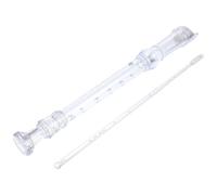 Mikikit Recorder Flute Lightweight Design 8 Hole Abs Plastic with Cleaning Rod and User Manual with Heavy Metal Tone for Music Performance and Classroom Use for Easy Playing Beginners