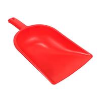 Mikikit Red Handheld Garbage Shovel Dustpan for Desktop Cleaning, Small Multi-use Table Cleaning Tool for Home and Office Trash Collection