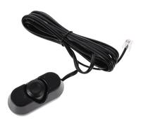 Mikikit Remote Volume Control Car Amplifier Subwoofer Controller Black PVC Knob for Vehicle Audio Level Adjustment in Cars