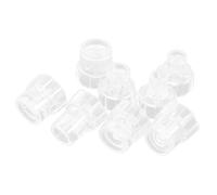 Mikikit Replacement Tips Head for Facial Machine 8Pcs Small Bubble Cleaning Heads Hydro Oxygen Water Crystal Ring Beauty Instrument Accessories for Skin Care Tools Deep Cleansing and