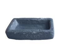 Mikikit Reptile Feeding Bowl Resin Pet Food Container Safe Eating Environment and Easy to Clean Design for Scorpion and Lizard Terrarium Use