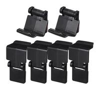 Mikikit Reptile Feeding Tank Buckle 6Pcs Anti-Escape Plastic Lock Clips for Turtle Vivarium and Tropical Ecosystem Reptile Box