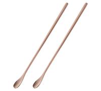 Mikikit Reptile Food Spoon Golden Scoop 2pcs Stainless Steel Easy to Use and Versatile for Lizard and Small Pet Feeding for Wet Food in Terrariums
