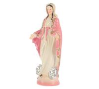 Mikikit Resin Mary Ornament Statue with Vivid Appearance and Fine Workmanship, Delicate Desktop Figurine to Decorate Your Living Space, Catholic Virgin Mary Sculpture for Home Décor