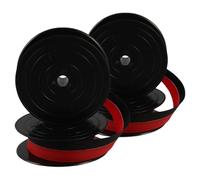 Mikikit Retro Typewriter Ribbon 2Pcs Twin Spool Compatible with Old-Style Mechanical Typewriters for Writing Machine Use in Home and Office