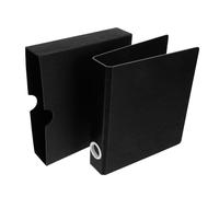 Mikikit Ring Binder Cover with Ring Closure Refillable Loose Leaf Binder Protector for Document and Card Storage Lightweight and Portable