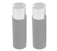 Mikikit Roller Blind Cord Replacement Windproof Design 2pcs with Weighted Pull String Pendants, Grey Cord Pull Handle with and Iron Material for Window Shutter and Drapes for Sun