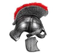 Mikikit Roman Knight Armour Helmet with Visor Lightweight Sturdy Detailing for Medieval Roleplay Halloween Cosplay Parties and School Plays