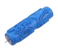 Mikikit Rubber Patterned Paint Roller 7 Inch for Wall Decorative Art and Quick Embossing Paint Application Designed for DIY Wall Coating