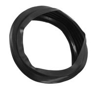 Mikikit Rubber Sealing Black Swing Design Shampoo Bowl Replacement Ring for Salon Shampoo Bed Ceramic Bowls Heavy Duty Spa Equipment Accessories