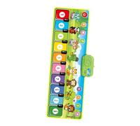 Mikikit ’s Musical Piano Mat Carpet with Animal Prints, Non-electric Piano Keys Play Mat, Early Learning Dance and Crawling Game Blanket