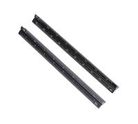 Mikikit Scale and Easy to Measure 2pcs Ruler Measuring Tool Aluminum Triangular with Multi Proportion 15cm Scale, Wear Resistant for Office and Home Use