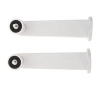 Mikikit Security Camera Mount Bracket Domestic Camera Bracket Plastic Aluminium Alloy Adjustable Angle White for Indoor and Outdoor Wall Mounted Garden Use