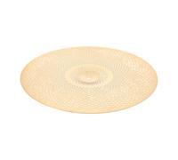 Mikikit Silent Drum Cymbal Mute Pad 16 Inch Gold Low Volume Practice Cymbals Drum Dampener Home Rehearsal and Jazz Training