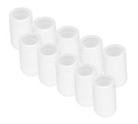 Mikikit Silicone Drumstick Caps Drum Stick Ends 10pcs Lightweight Drum Mute Tips Protecting Drumstick Heads for Practicing at Home the Go