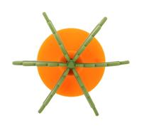 Mikikit Silicone Slow Feeder Dog Bowl with Stable Suction Base and Spiral Portion Control Structure to Slow down Eating and Promote Healthy Eating Habits for Small and Medium Breed Dogs