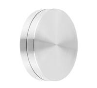Mikikit Silver Aluminium Alloy Round Cake Turntable Base Bearing Stand for Cake Baking and Decorating, Wear Resistant Multifunctional Turntable Suitable for Serving and Catering Services