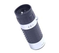 Mikikit Single-tube Magnification Telescope 7x18 Portable Plastic Range Finder Monocular Telescope High Accuracy in White for Golf