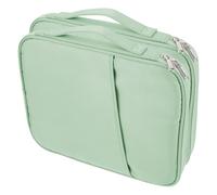 Mikikit Slim and Portable Electronics Bag Organizer with Waterresistant Polyester Material, Tablet Sleeve Carrying Case for Travel and Daily Office Use, School Season Decor Gadget Storage